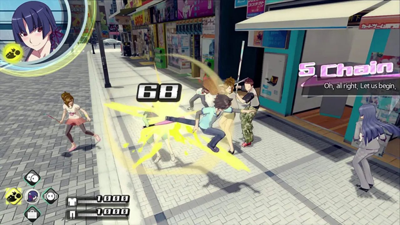 Скриншот игры Akibas Trip Undead & Undressed Director&#039;s Cut для Switch