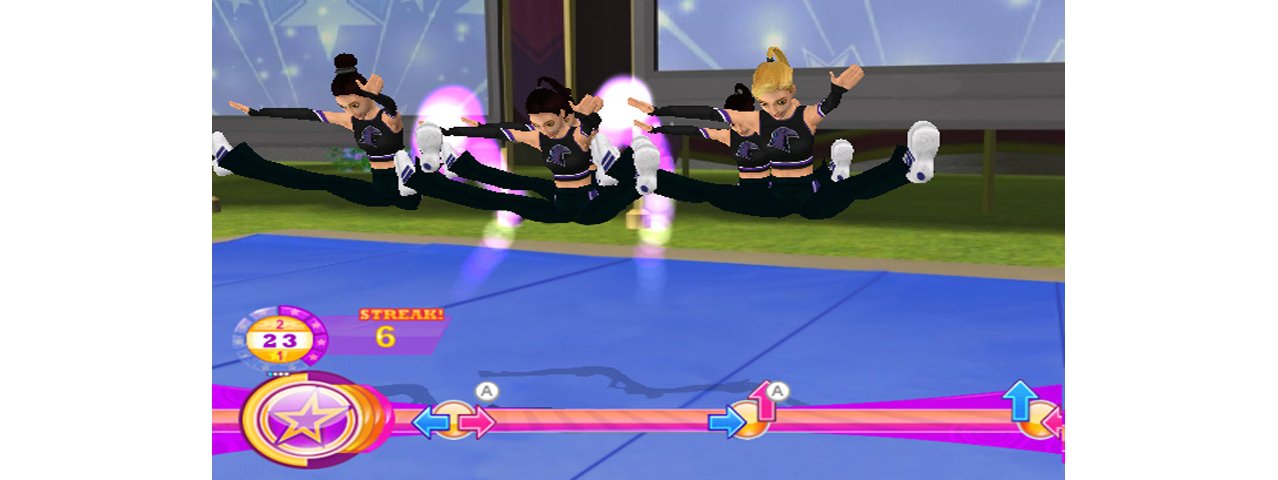Скриншот игры All Star Cheerleader для Wii