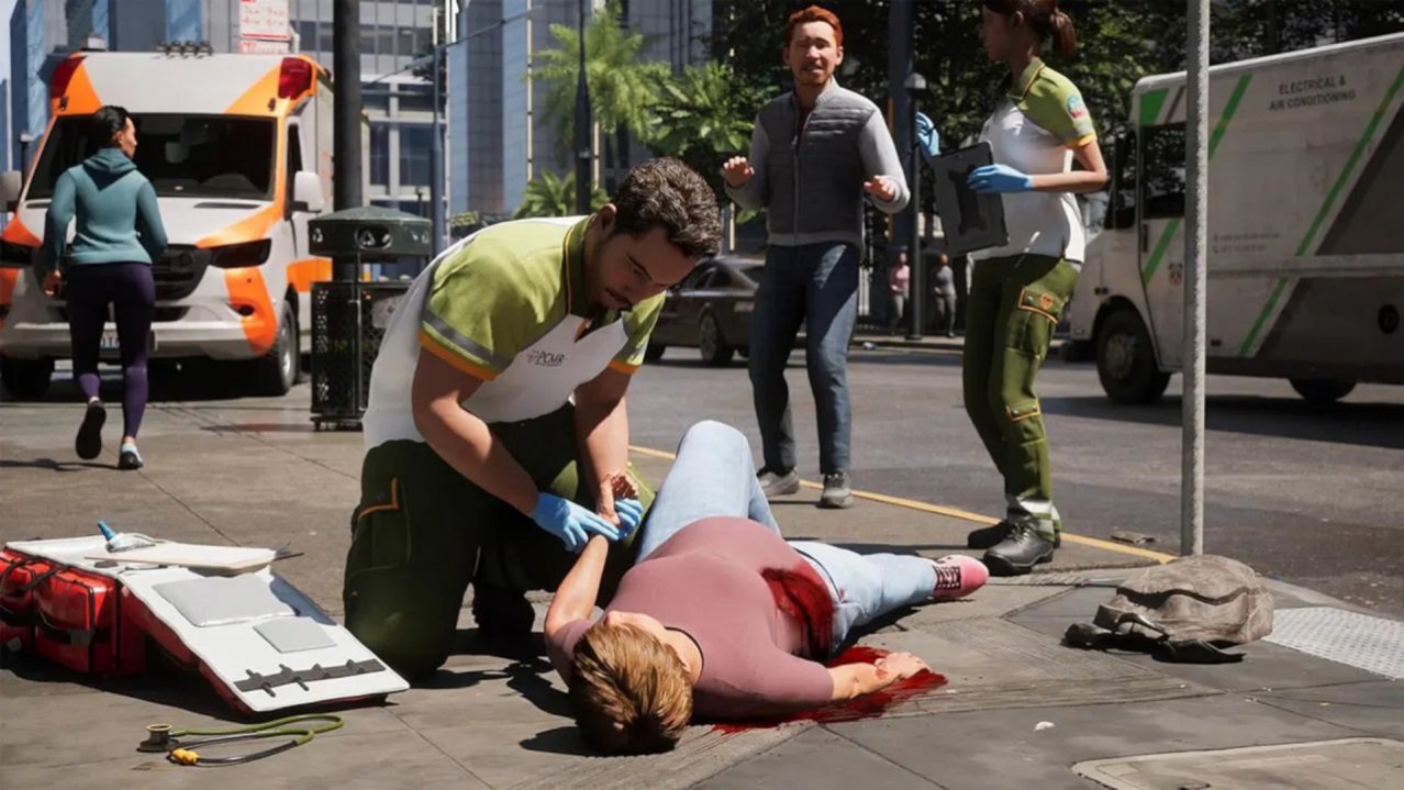 Скриншот игры Ambulance Life: A Paramedic Simulator для Ps5