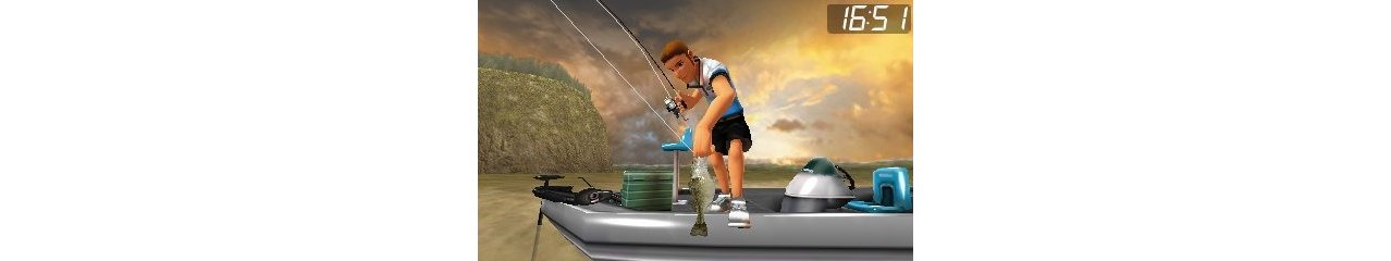 Скриншот игры Anglers Club Ultimate Bass Fishing 3D для 3ds