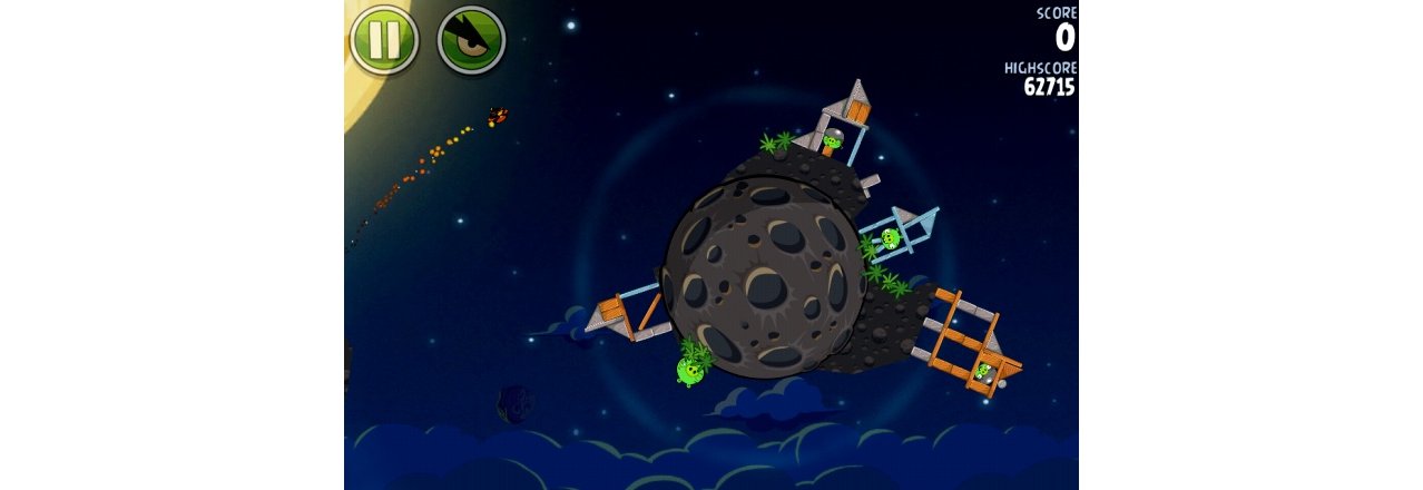 Скриншот игры Angry Birds Space для Pc