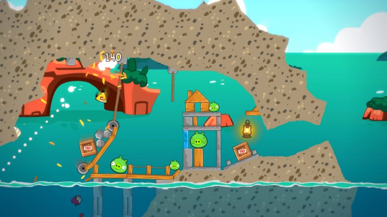 Скриншот игры Angry Birds Trilogy для Wii
