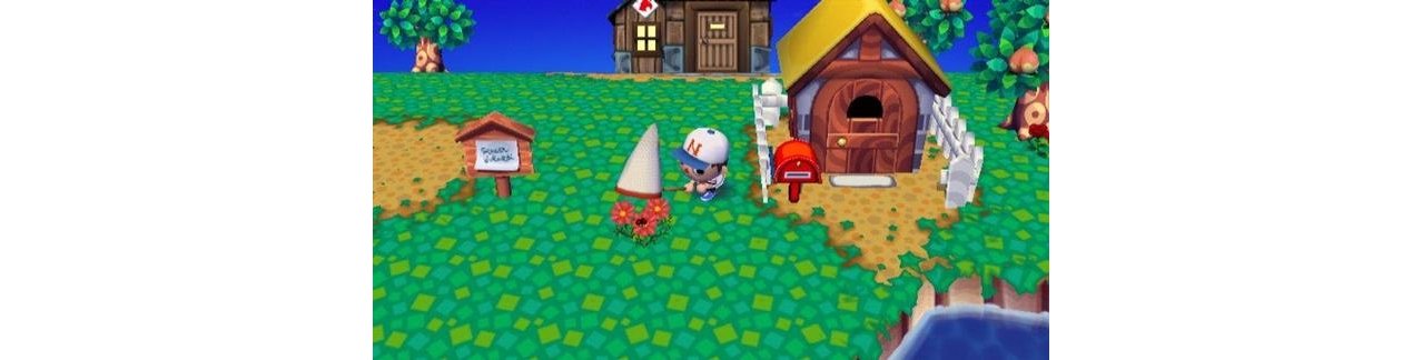 Скриншот игры Animal Crossing: Lets Go to the City Nintendo Select для Wii