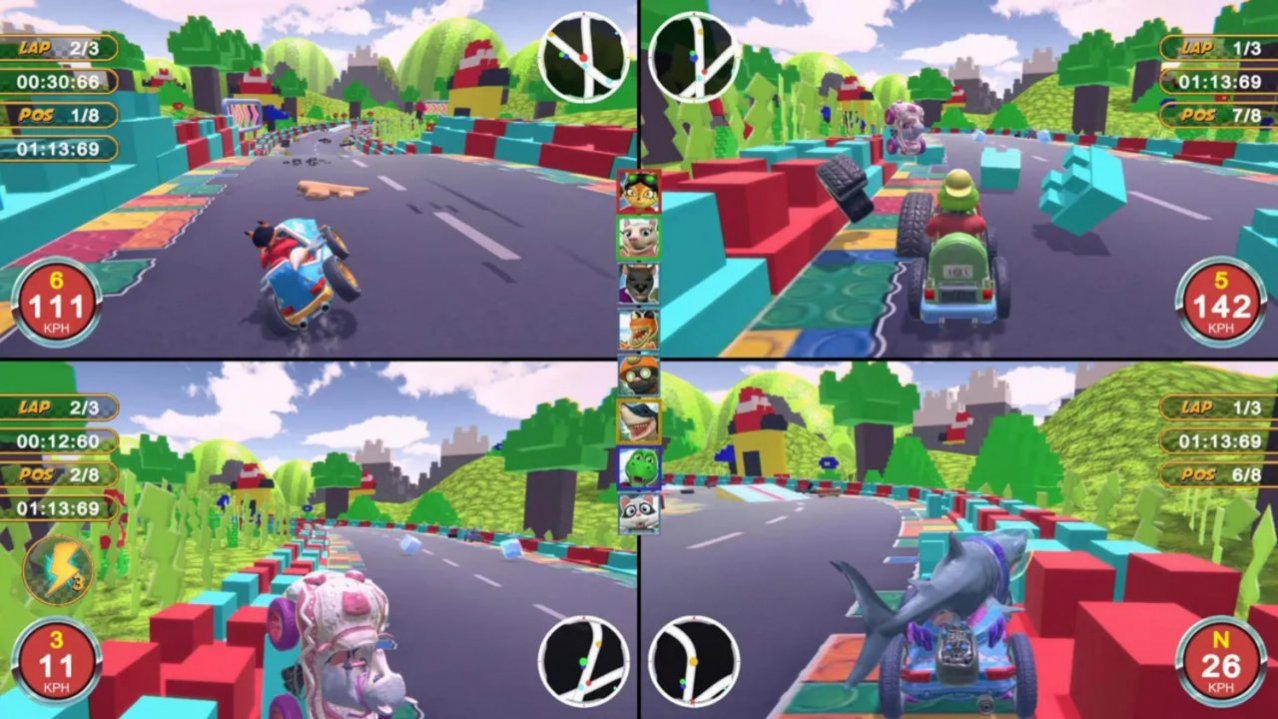 Скриншот игры Animal Kart Racer (код загрузки) Bundle для Switch