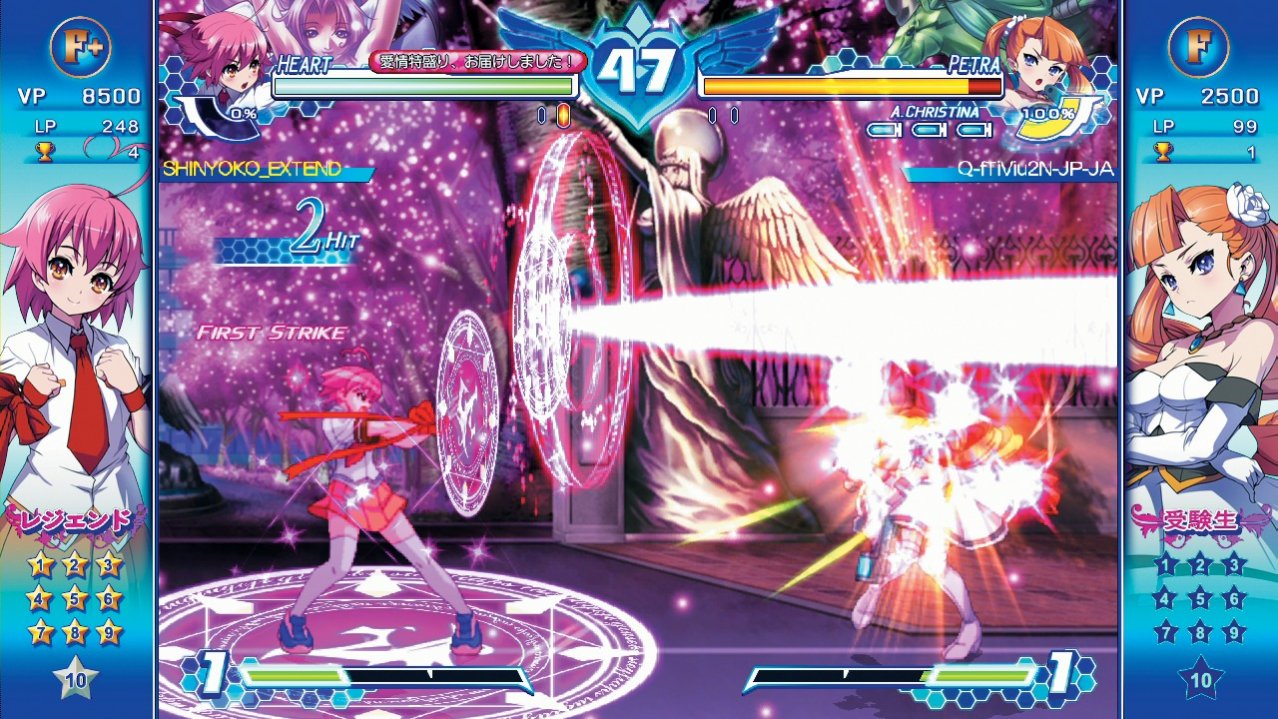Скриншот игры Arcana Heart 3 Love Max для Psvita