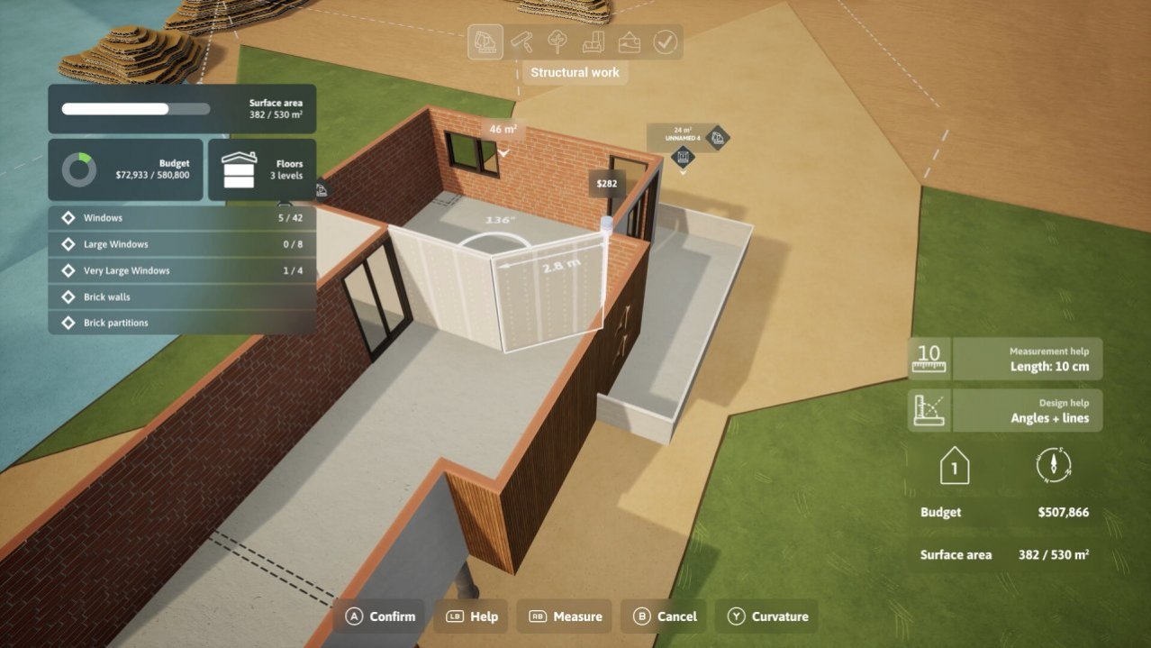Скриншот игры Architect Life: A House Design Simulator для Switch