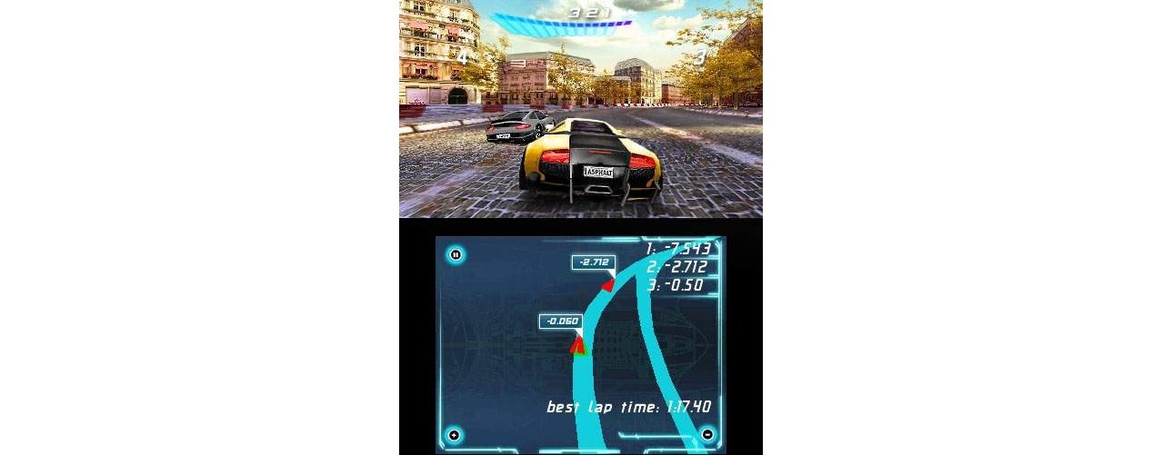 Скриншот игры Asphalt 3D для 3DS