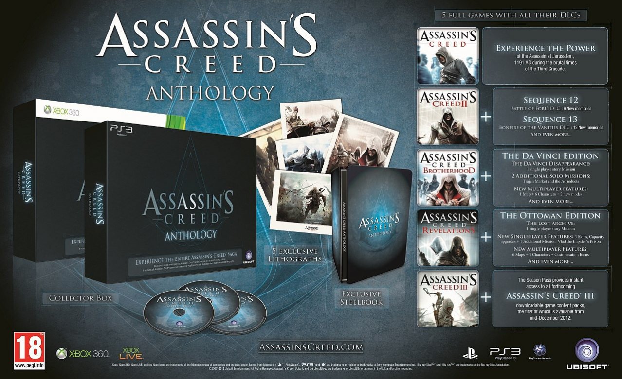 Скриншот игры Assassins Creed - Антология для Xbox360