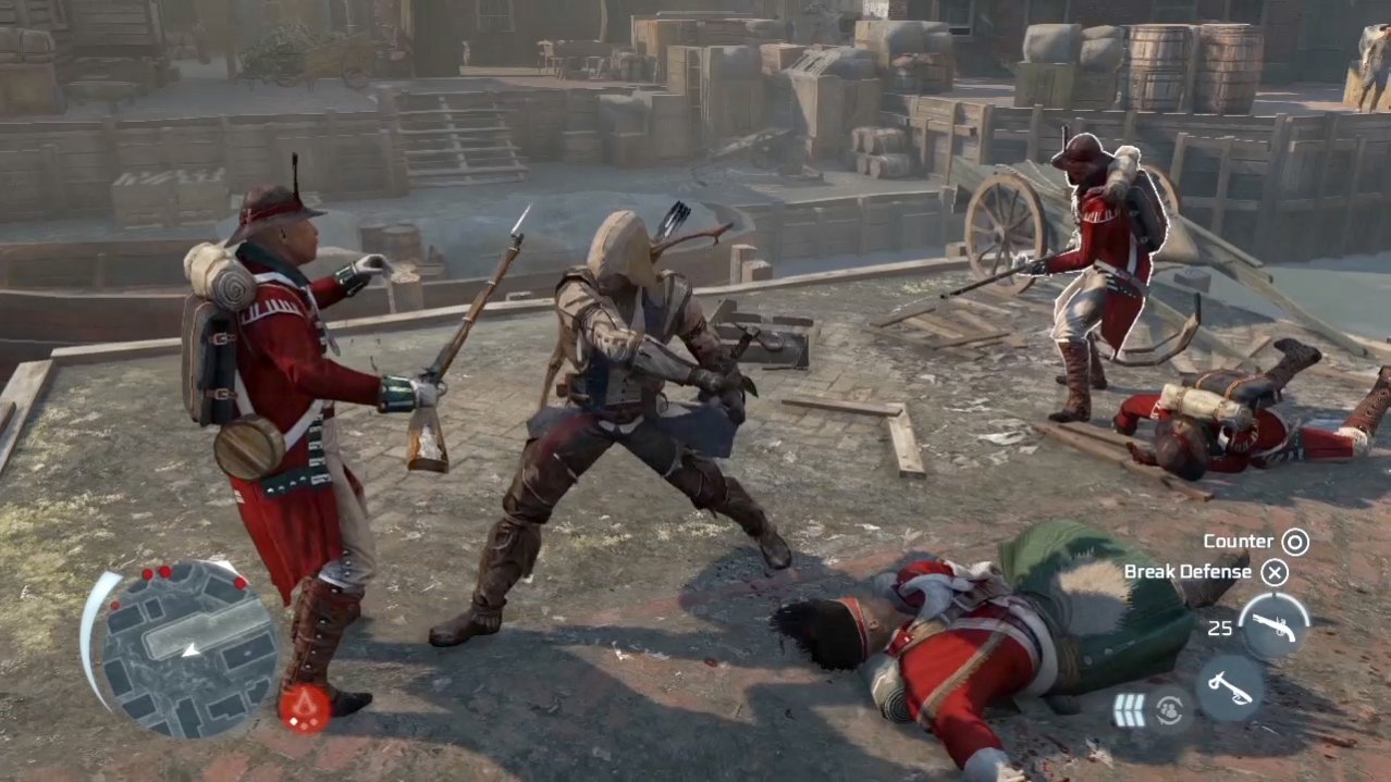 Скриншот игры Assassin’s Creed III (3) [Essentials] (Б/У) (без обложки) для Ps3