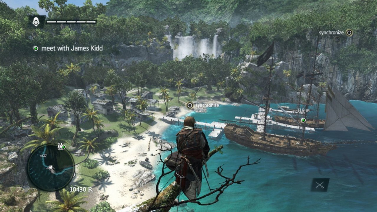 Скриншот игры Assassins Creed IV: Черный флаг (Black Flag) [Хиты Playstation] (Б/У) для Ps4