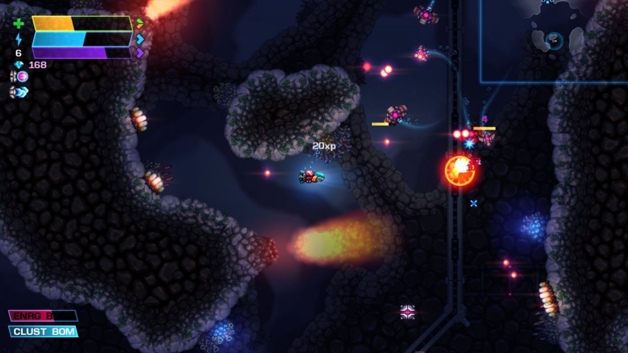 Скриншот игры Astro Aqua Kitty (Limited Run #453) для Ps4