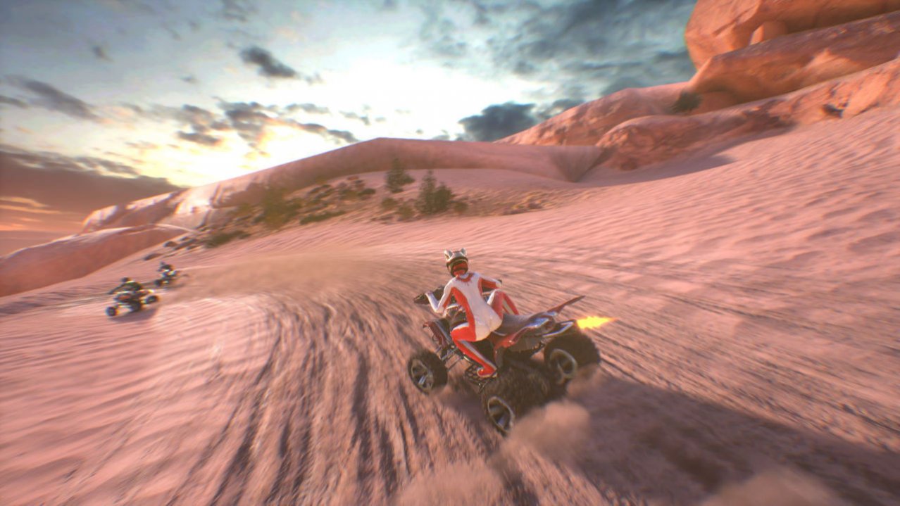 Скриншот игры ATV Drift & Tricks для Switch