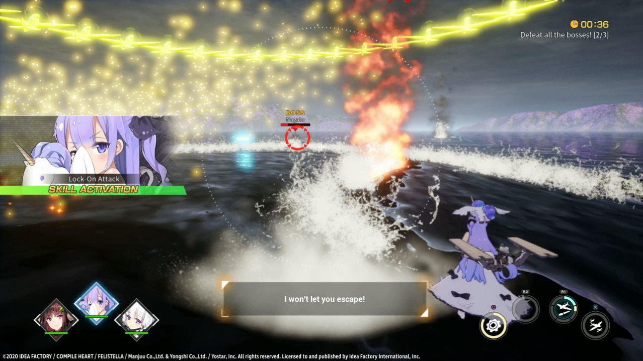 Скриншот игры Azur Lane: Crosswave для PS4