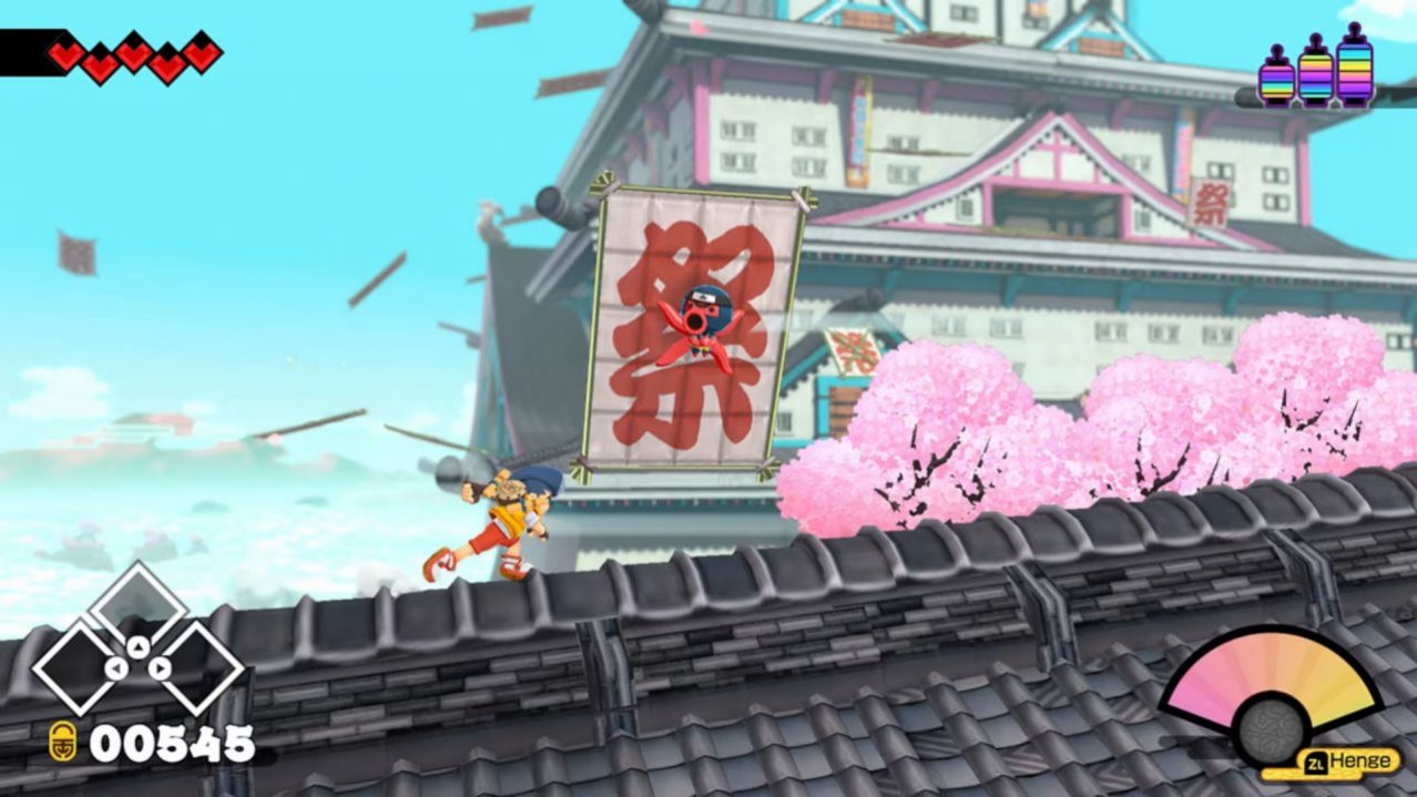 Скриншот игры Bakeru для Switch