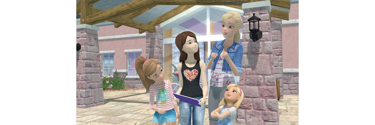 Barbie and Her Sisters Puppy Rescue Wii GAMEBUY
