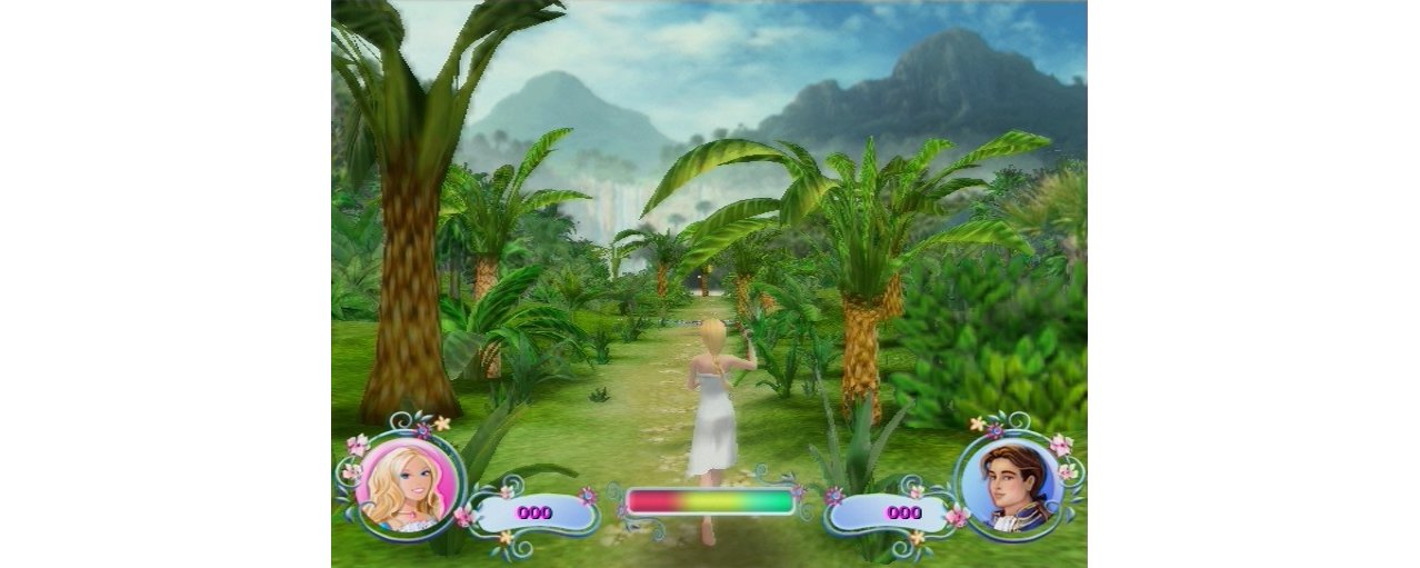 Скриншот игры Barbie: Аs The Island Princess для Wii