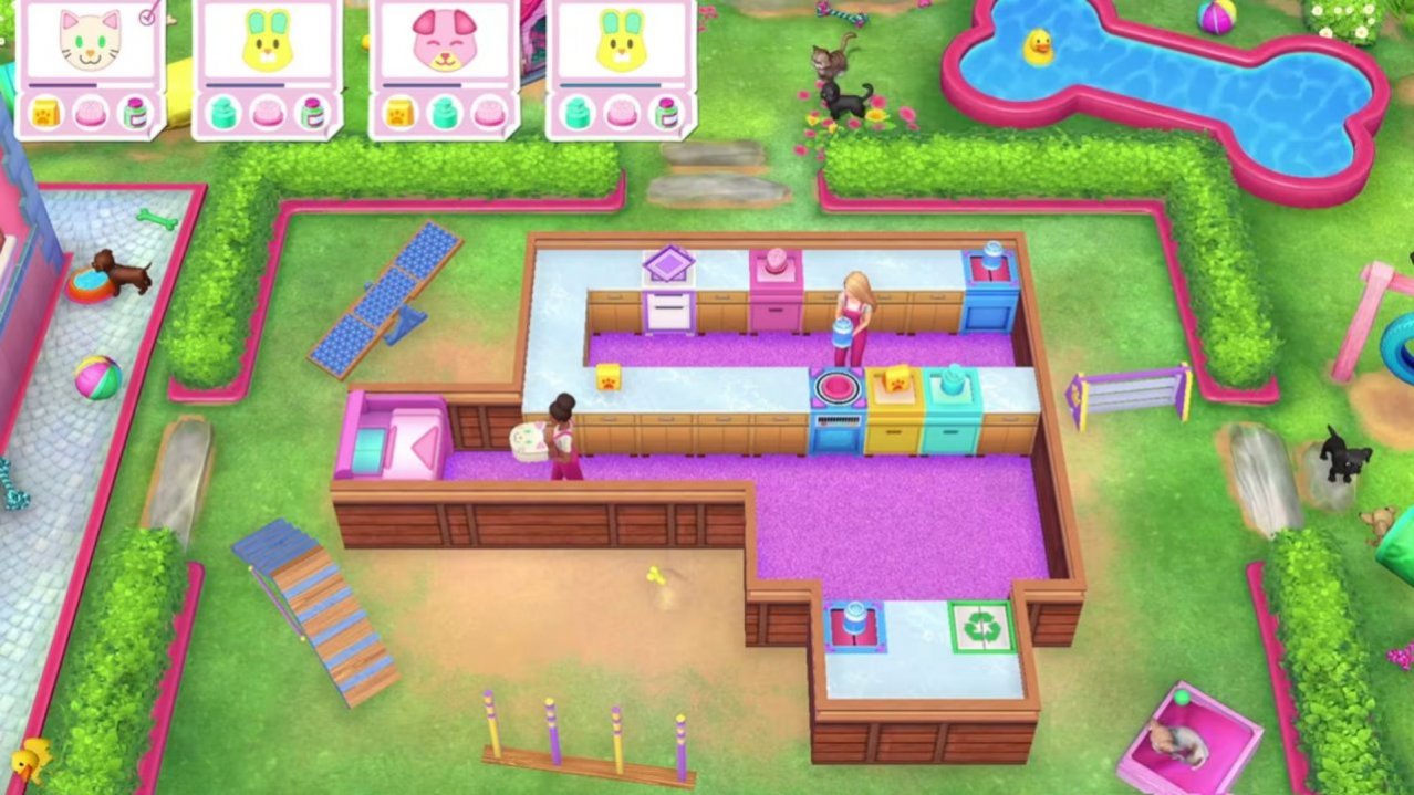 Скриншот игры Barbie Project Friendship (US) для Switch