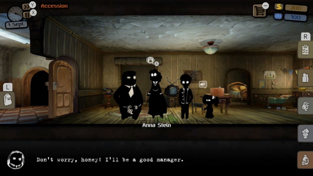 Скриншот игры Beholder для Switch