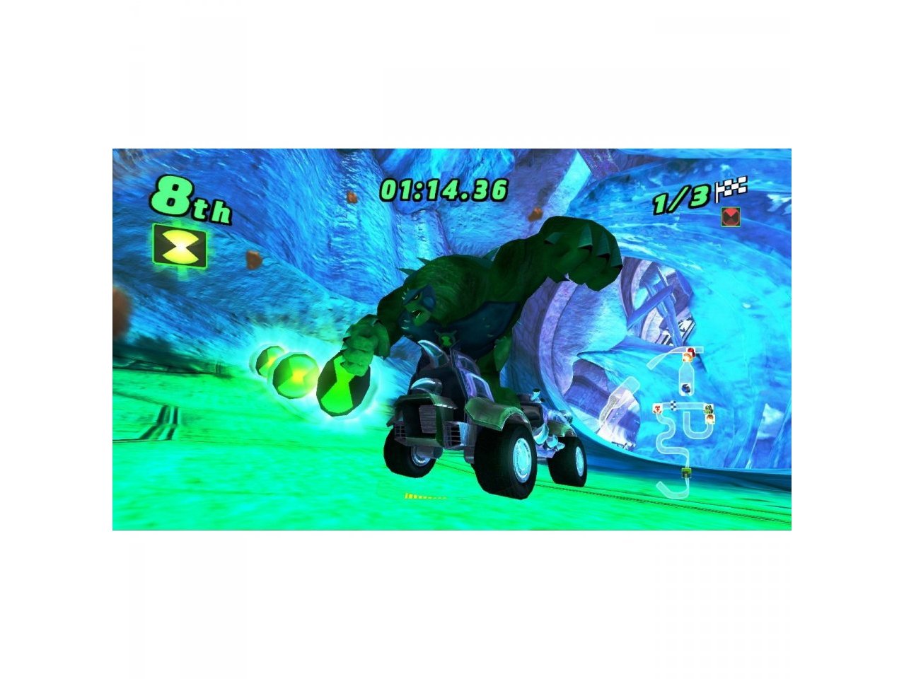 Скриншот игры Ben 10: Galactic Racing (Б/У) (не оригинальная обложка) для PSVita