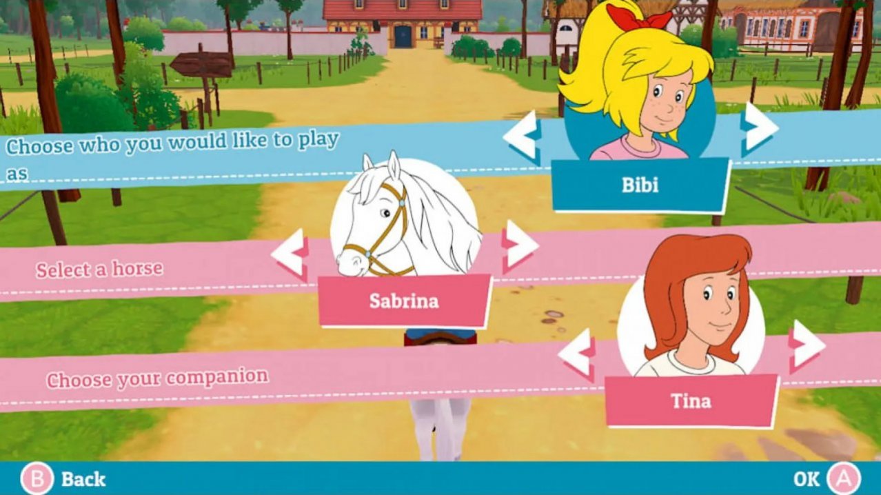 Скриншот игры Bibi & Tina: New Adventures With Horses для Switch