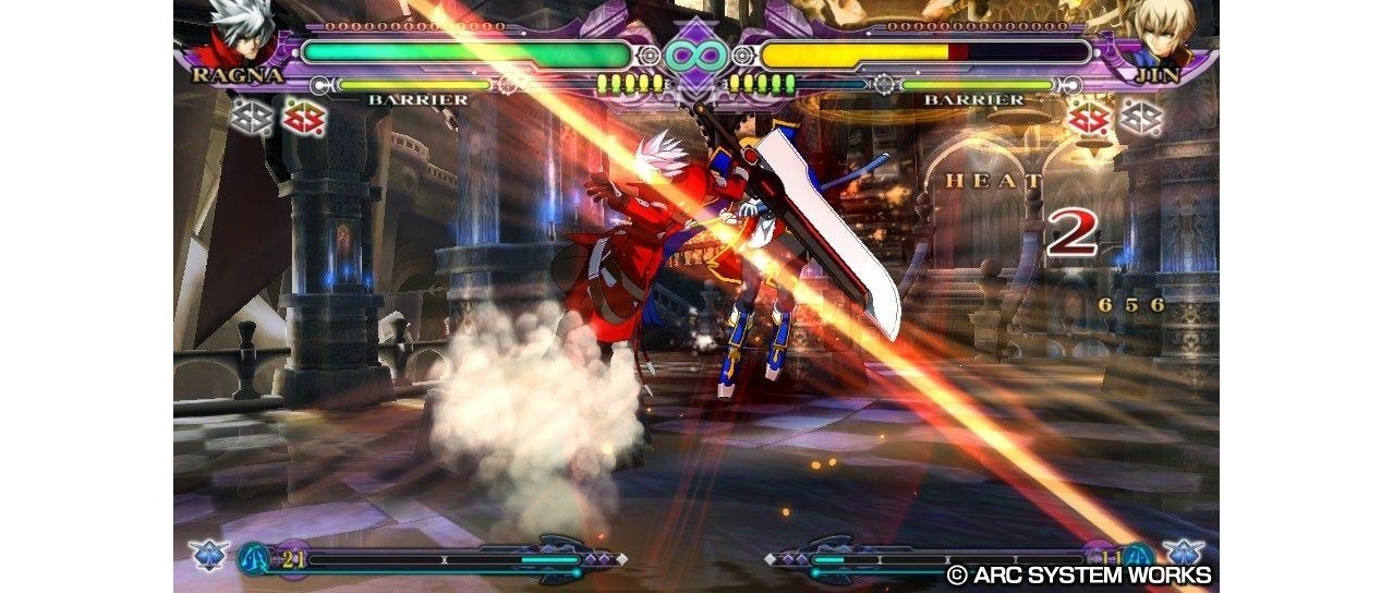 Скриншот игры BlazBlue: Continuum Shift Extend для Psvita