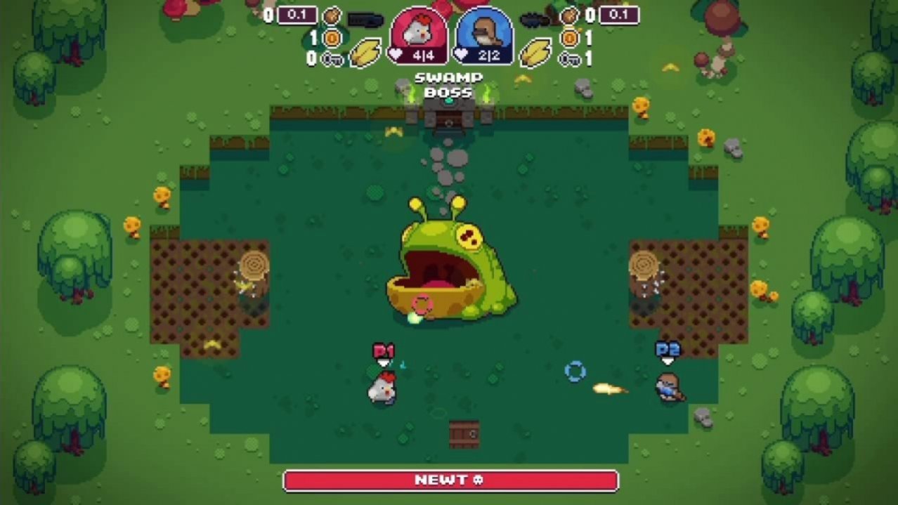 Скриншот игры Blazing Beaks для Switch