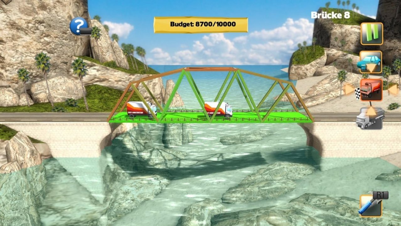 Скриншот игры Bridge Constructor для Ps4