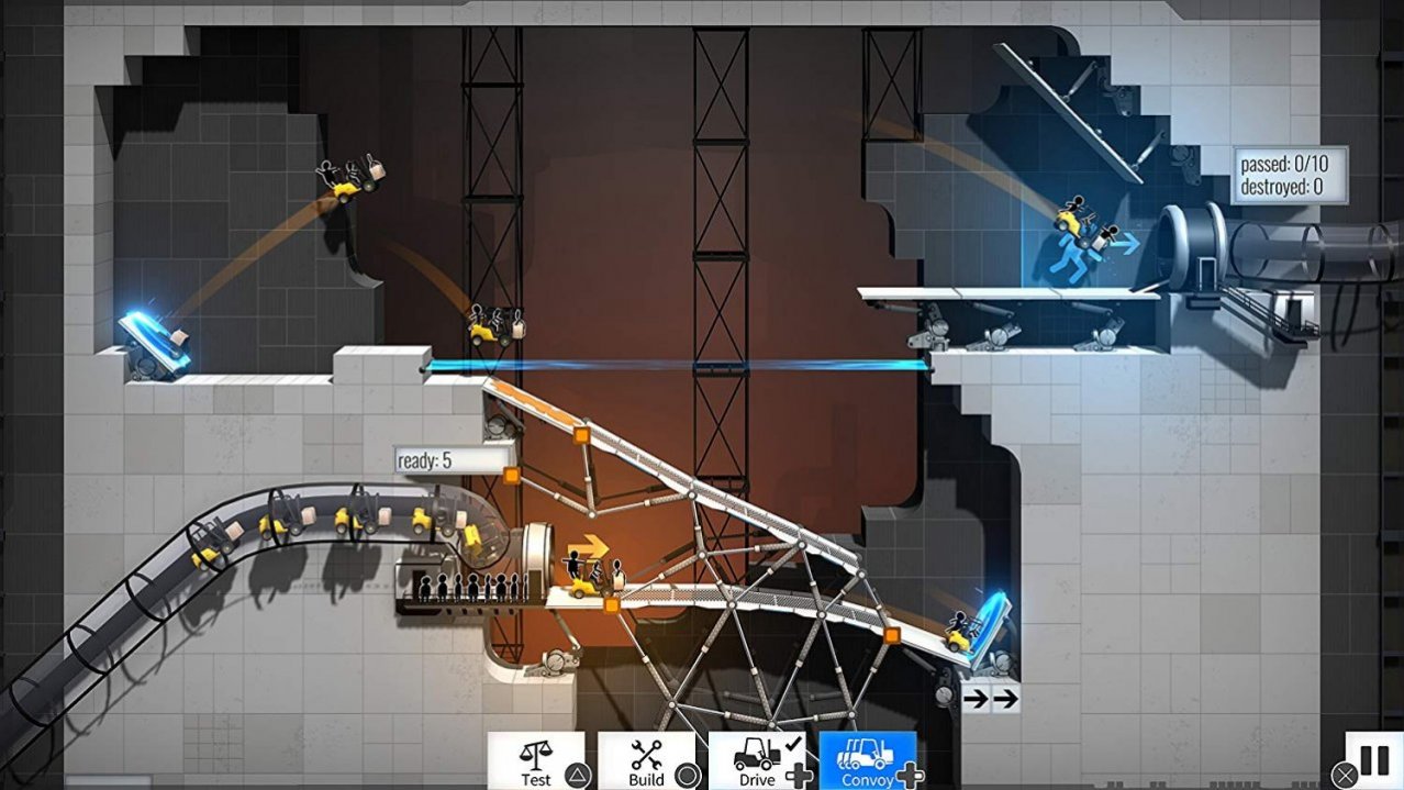 Скриншот игры Bridge Constructor Portal для Ps4