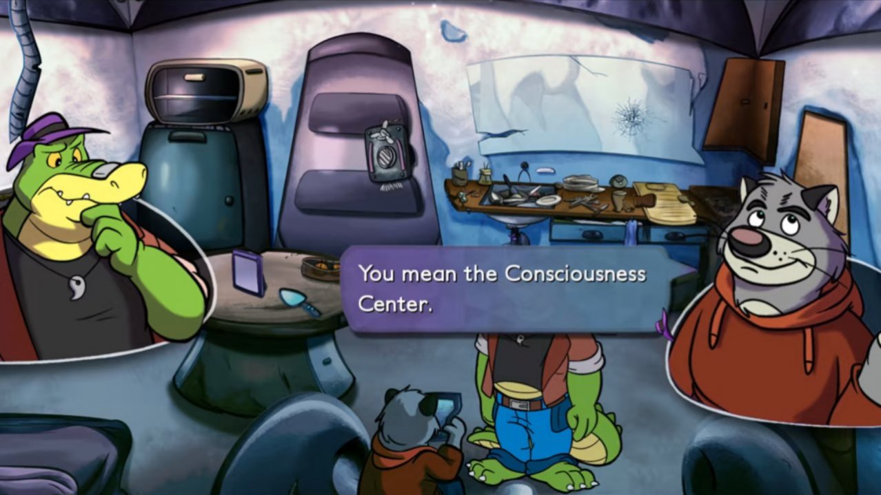 Скриншот игры BROK the InvestiGator для Switch