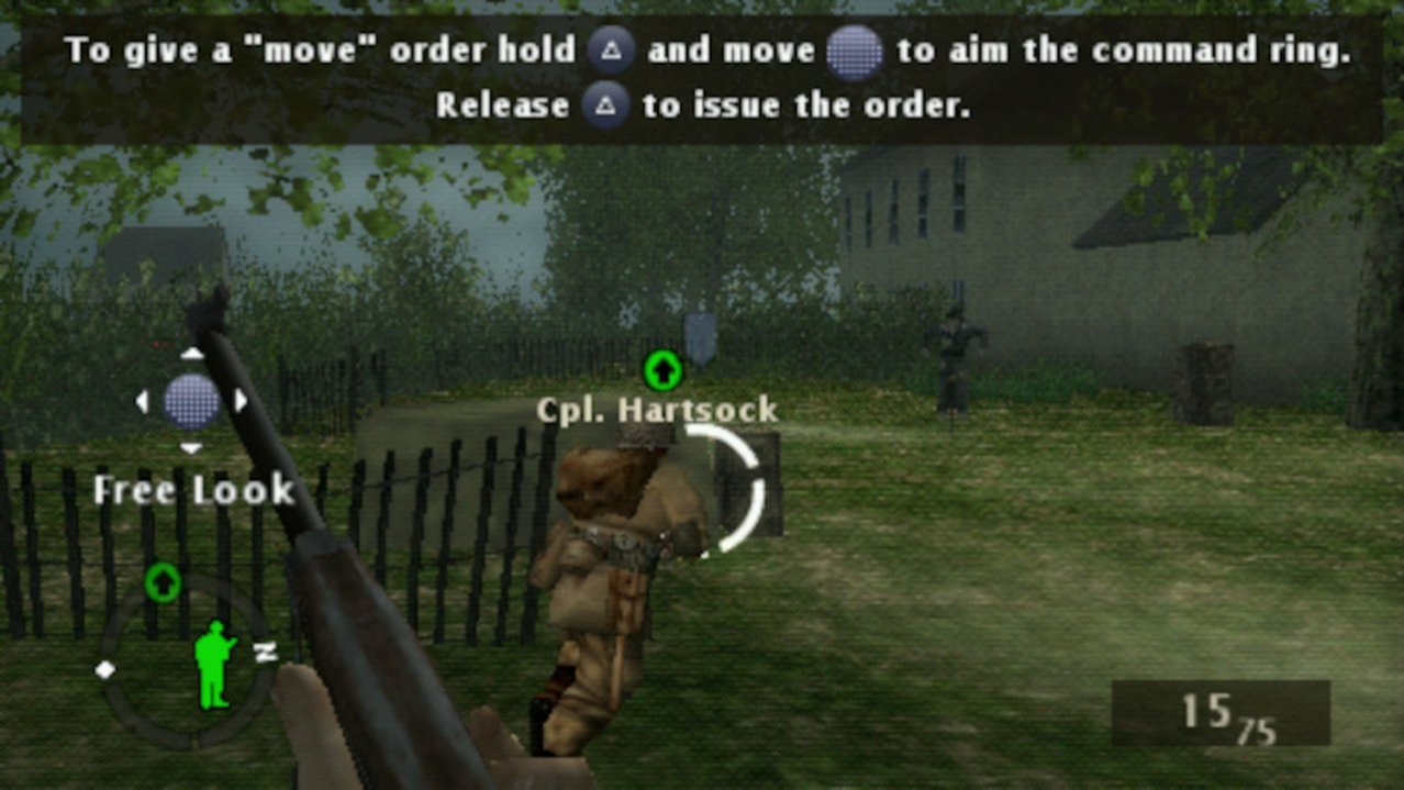 Скриншот игры Brothers in Arms D-Day для Psp