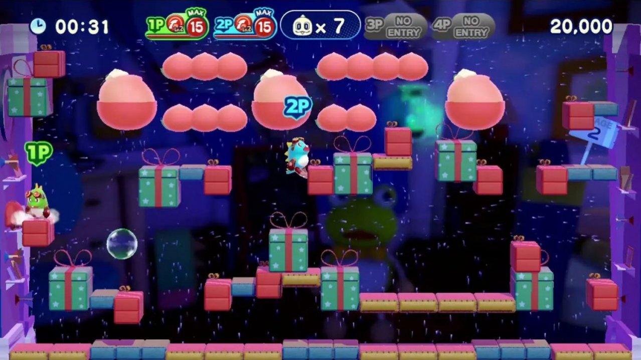 Скриншот игры Bubble Bobble 4 Friends: The Baron is Back! для Ps4