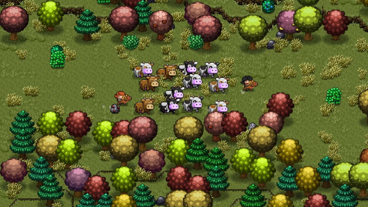 Скриншот игры Cattle Country для Switch