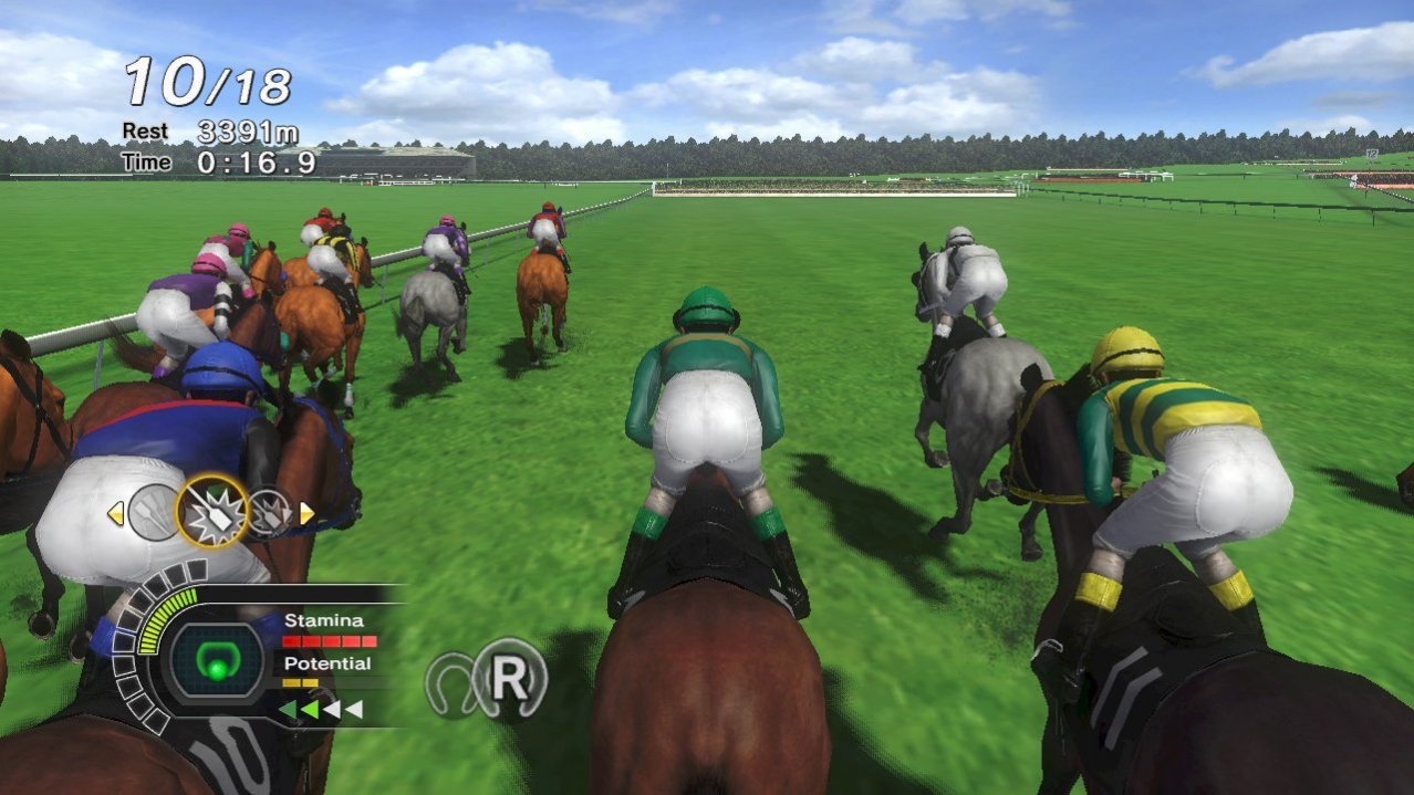 Скриншот игры Champion Jockey: G1 Jockey & Gallop Racer для Wii