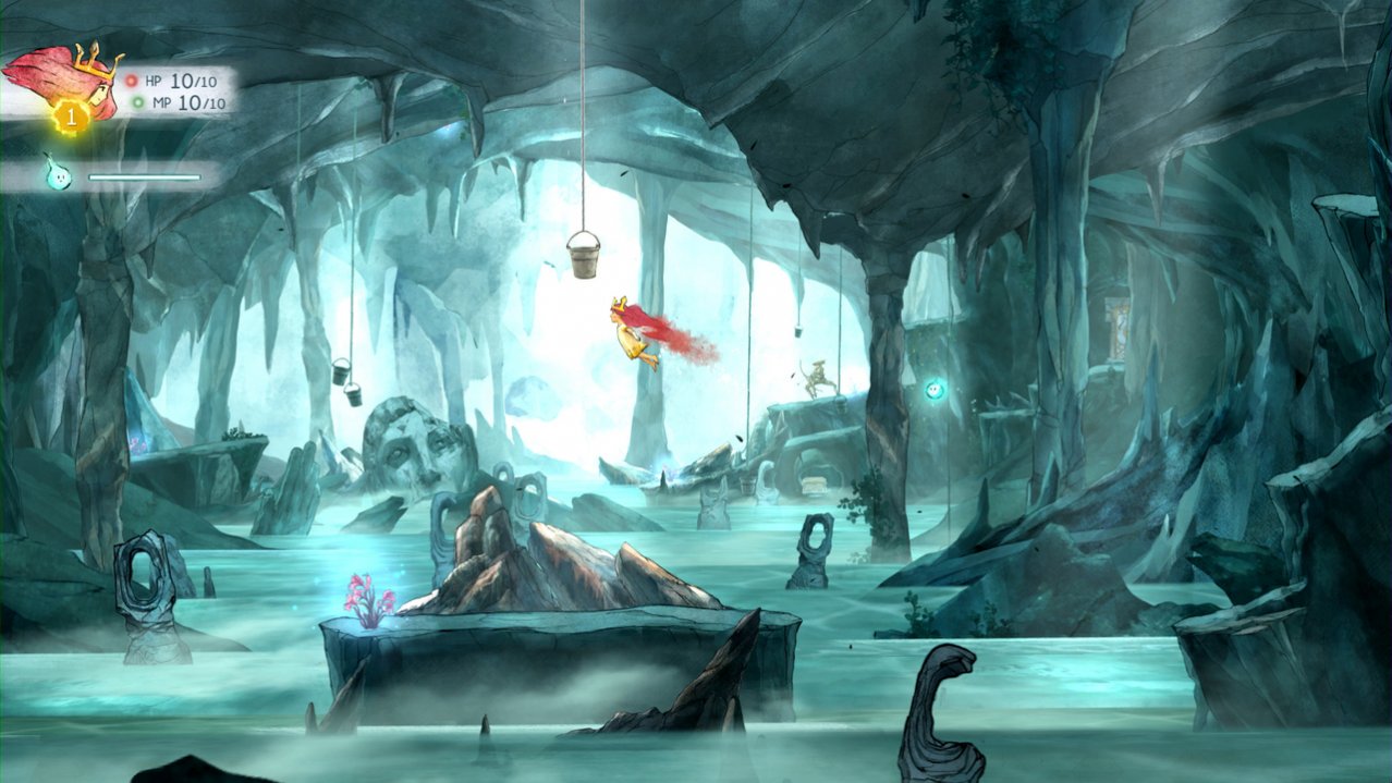 Скриншот игры Child of Light для Pc