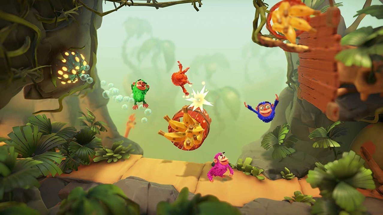 Скриншот игры Chimparty (Вечеринка в джунглях) для Ps4
