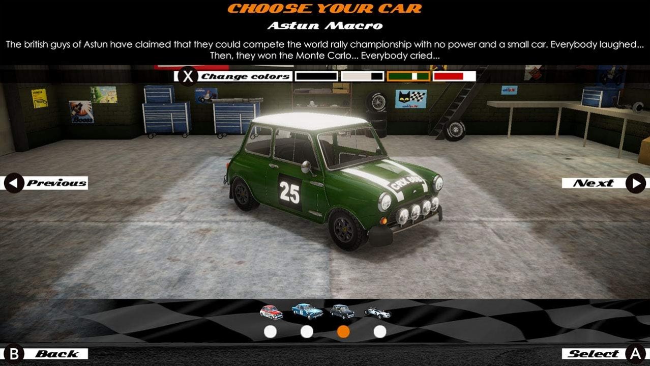Скриншот игры Classic Racers Elite для Switch