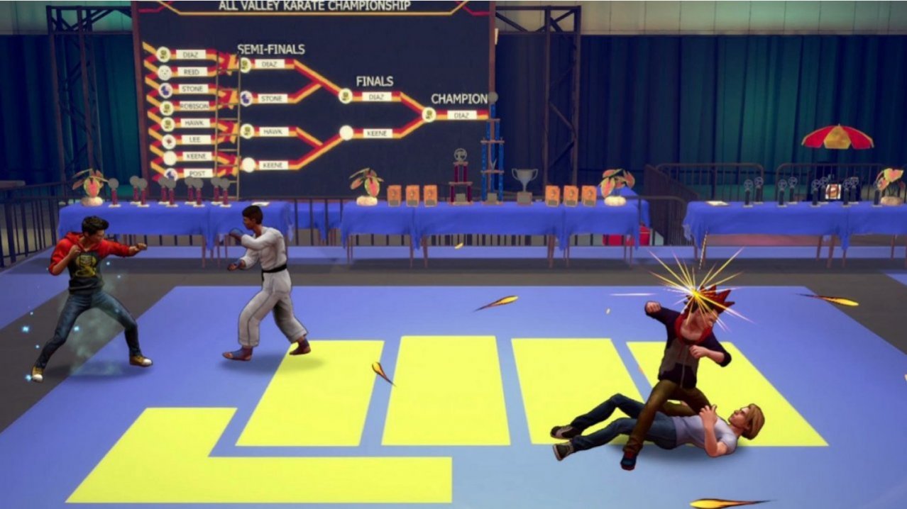 Скриншот игры Cobra Kai: The Karate Saga Continues для Switch