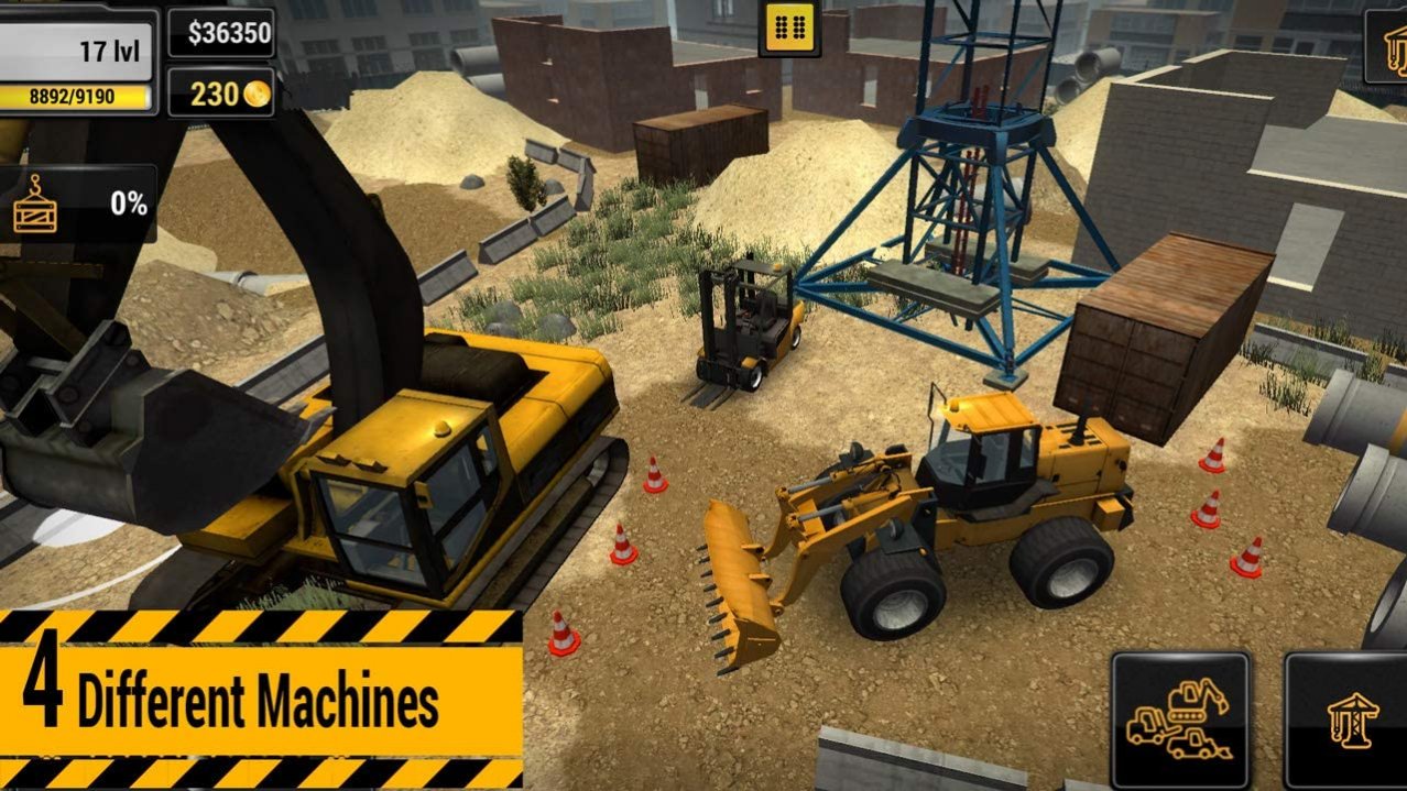 Скриншот игры Construction Machines Simulator для Switch