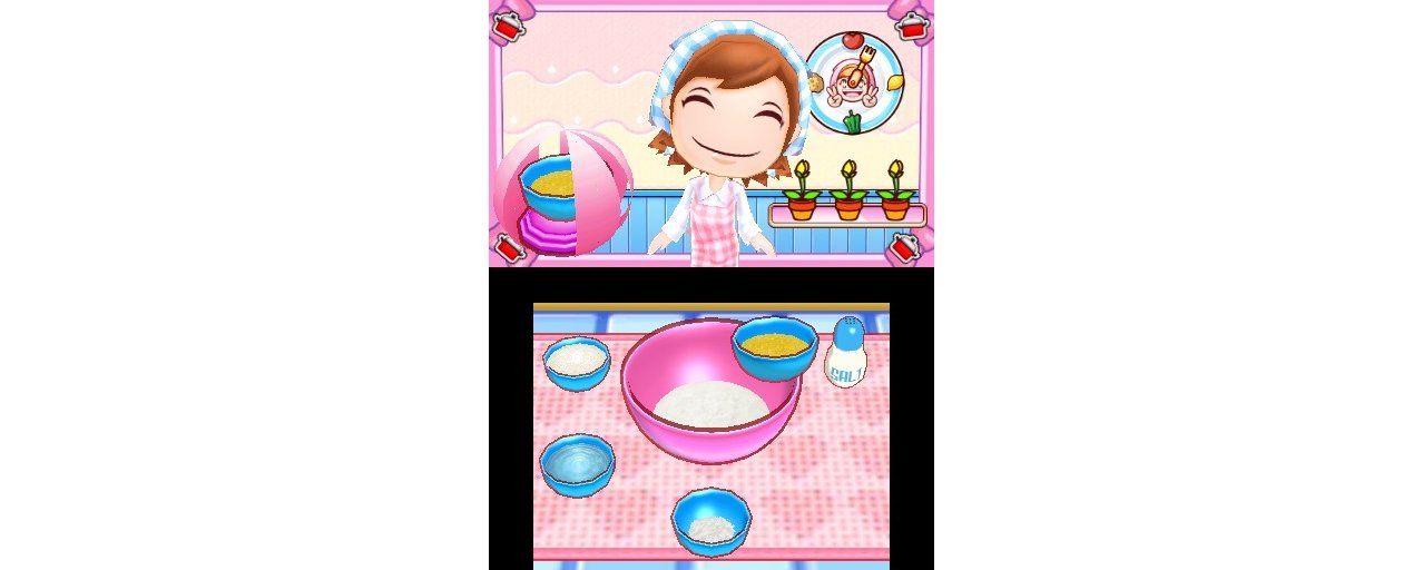 Скриншот игры Cooking Mama 5: Bon Appetit! для 3ds