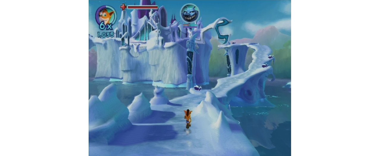 Скриншот игры Crash Bandicoot: Mind over Mutant для Wii