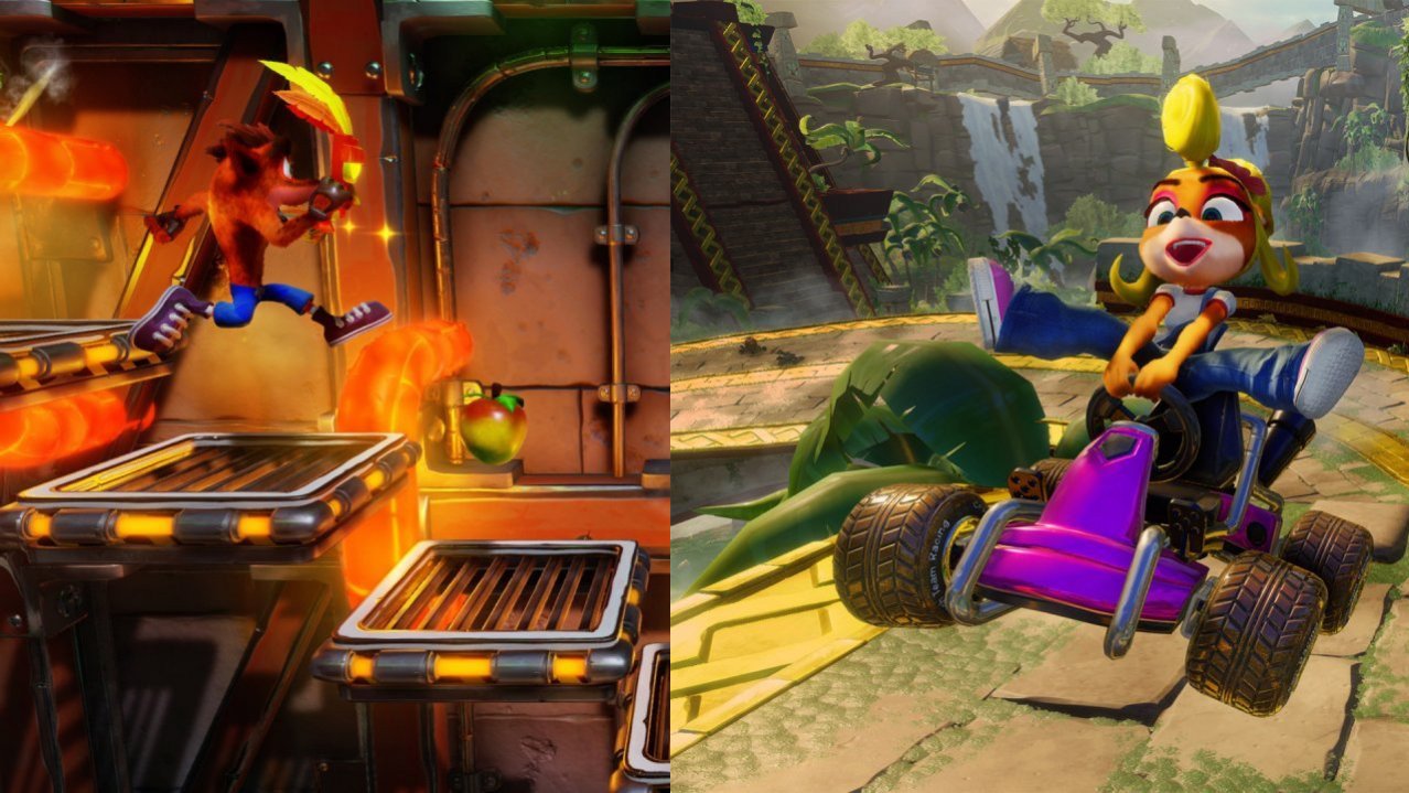 Скриншот игры Crash Bandicoot N. Sane Trilogy & Crash Team Racing Nitro-Fueled для Ps4