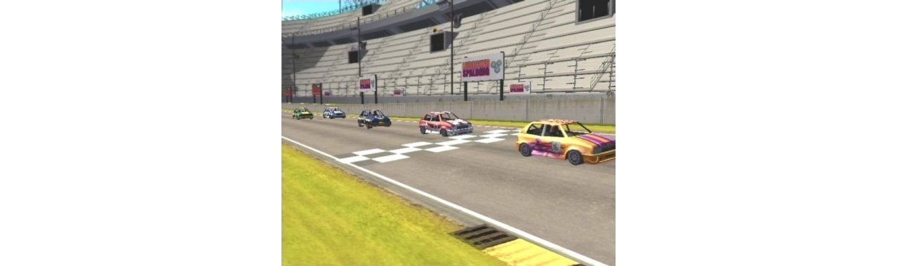 Скриншот игры Crash Car Racer + Racing Wheel для Wii
