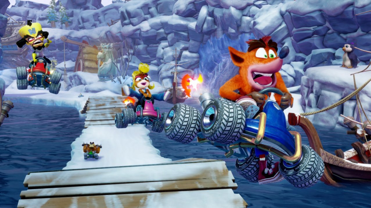 Скриншот игры Crash Team Racing Nitro Fueled Nitros Oxide Edition &amp; Pin Bundle для Ps4