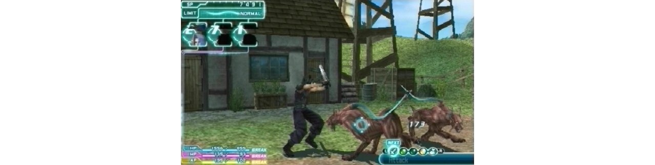 Скриншот игры Crisis Core: Final Fantasy VII для Psp
