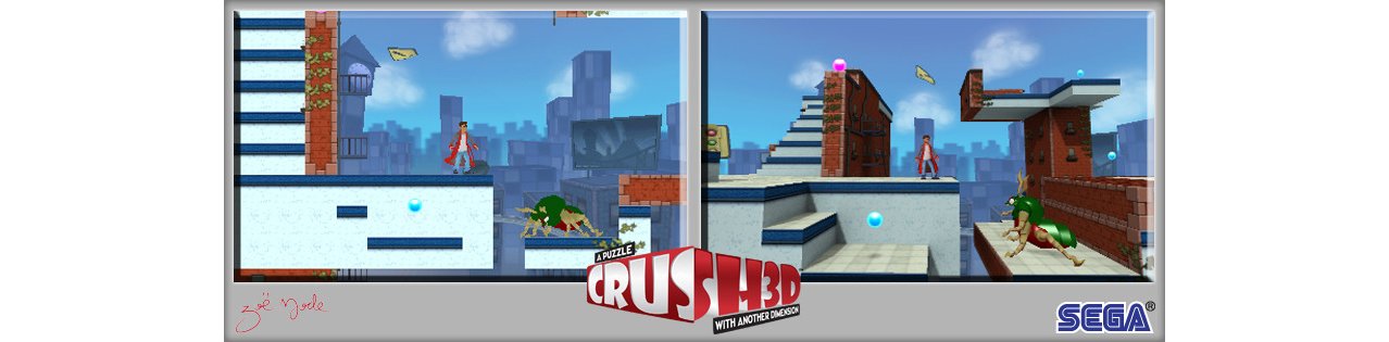 Скриншот игры CRUSH 3D (Б/У) для 3DS