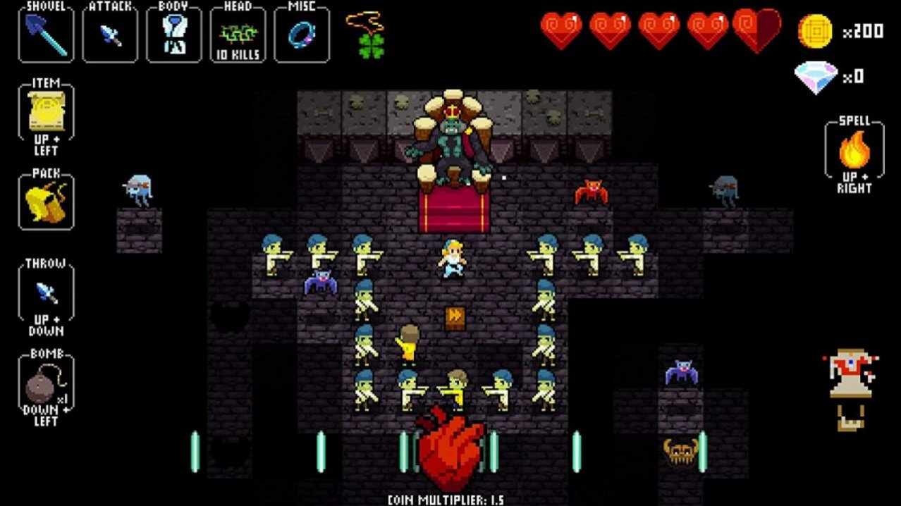 Скриншот игры Crypt of the NecroDancer для Switch