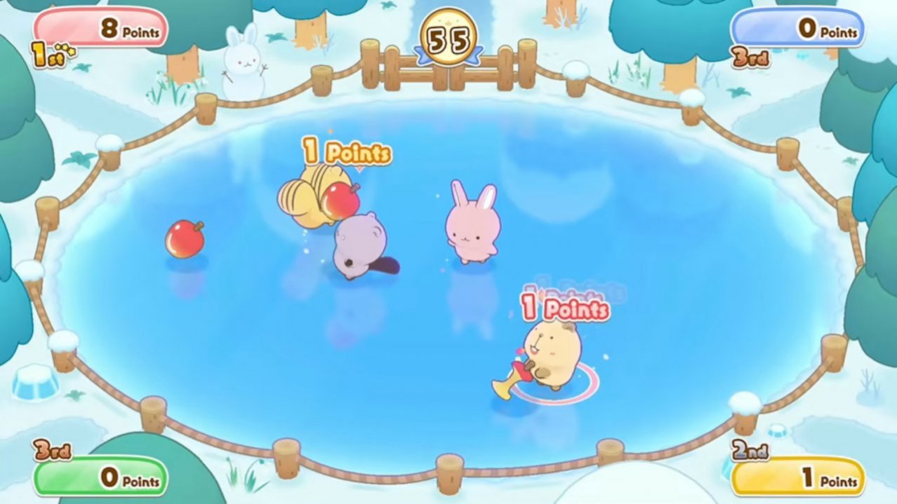 Скриншот игры Cuddly Forest Friends для Switch