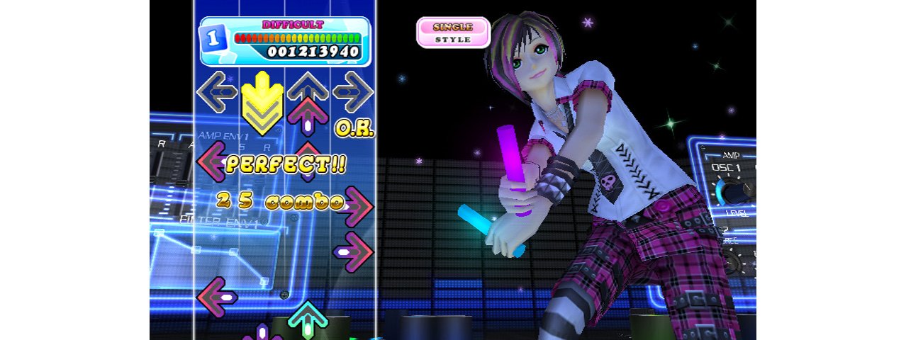 Скриншот игры Dance Dance Revolution - Hottest Party 4 для Wii