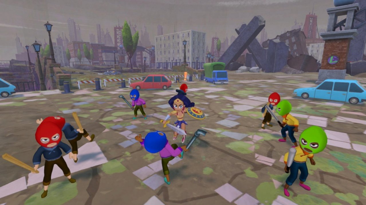 Скриншот игры DC Super Hero Girls (Б/У) для Switch