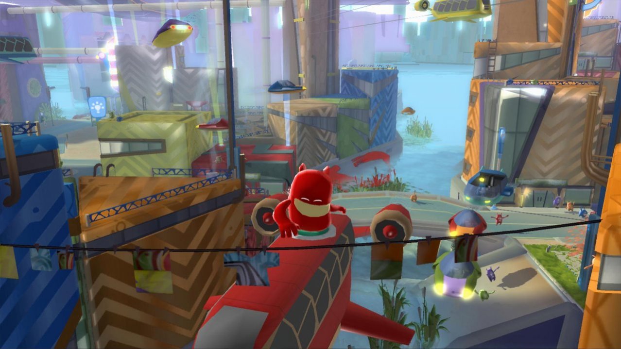 Скриншот игры de Blob (Б/У) для Wii